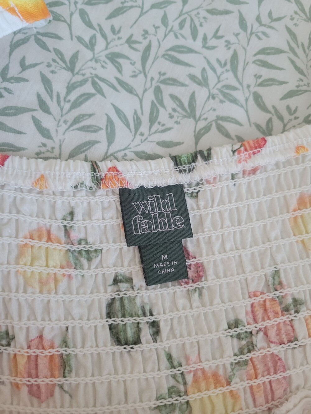 Fruit summer cotton dress - Picture 3 of 4